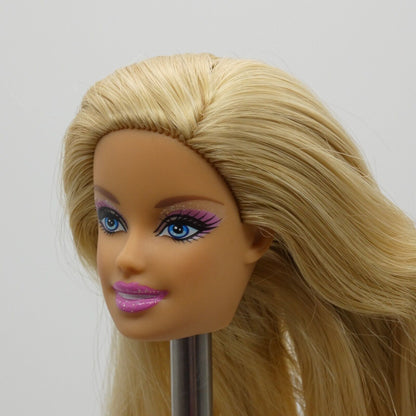 Barbie Fashionistas Doll Head Only Generation Girl CEO Face Blonde Glitter