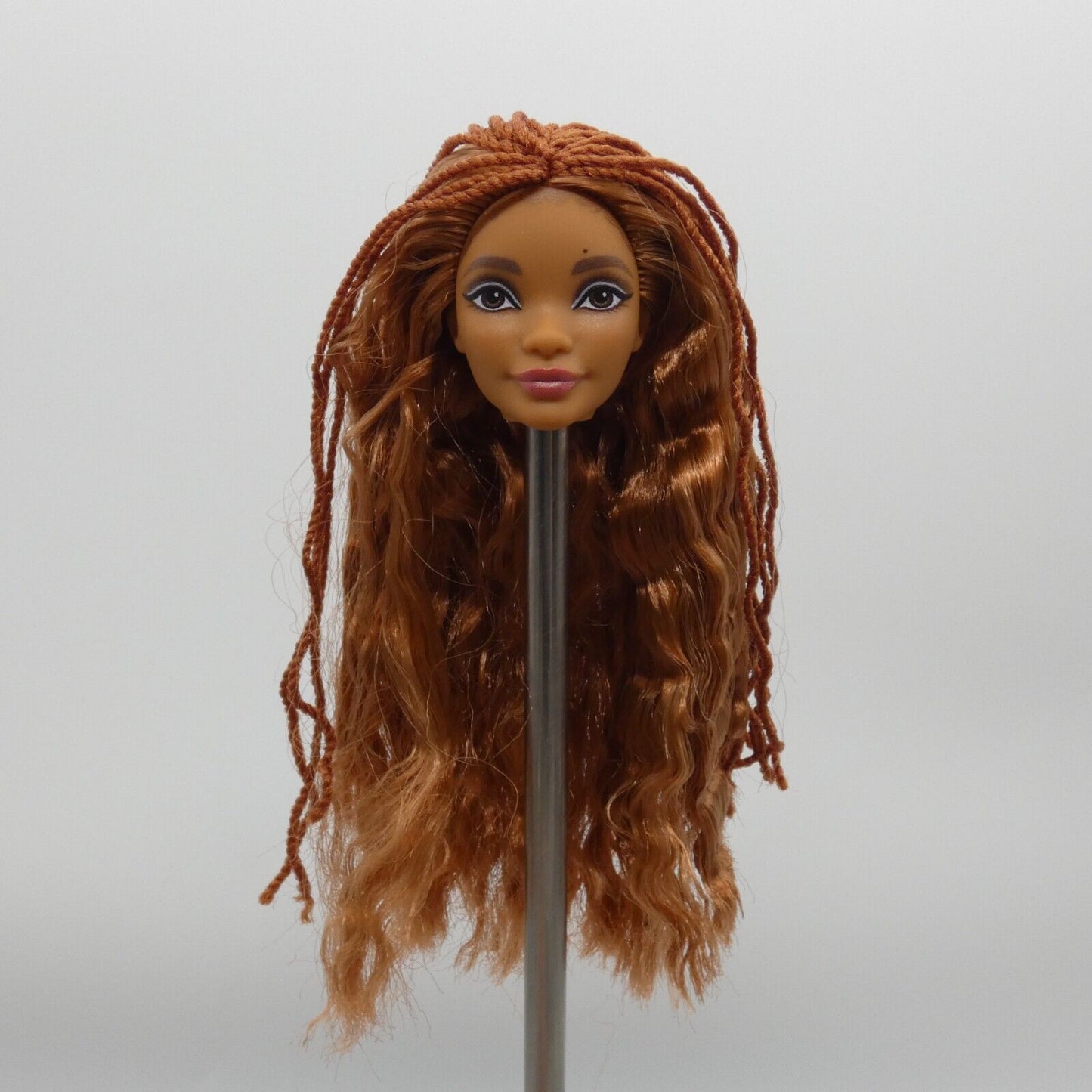 Disney Little Mermaid Live Action Ariel Doll Head Red Hair Medium Light Skin