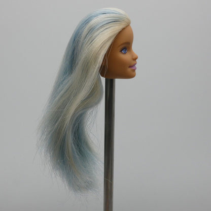 Barbie Fashionistas 120 Doll Head Only Millie Blonde Blue Hair 2019 FXL53 Mattel