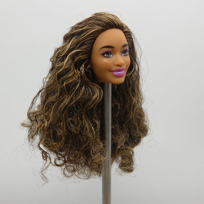 Barbie Fashionistas 225 Doll Head AA Medium Skin Dream Date 65th 2024 HRH22