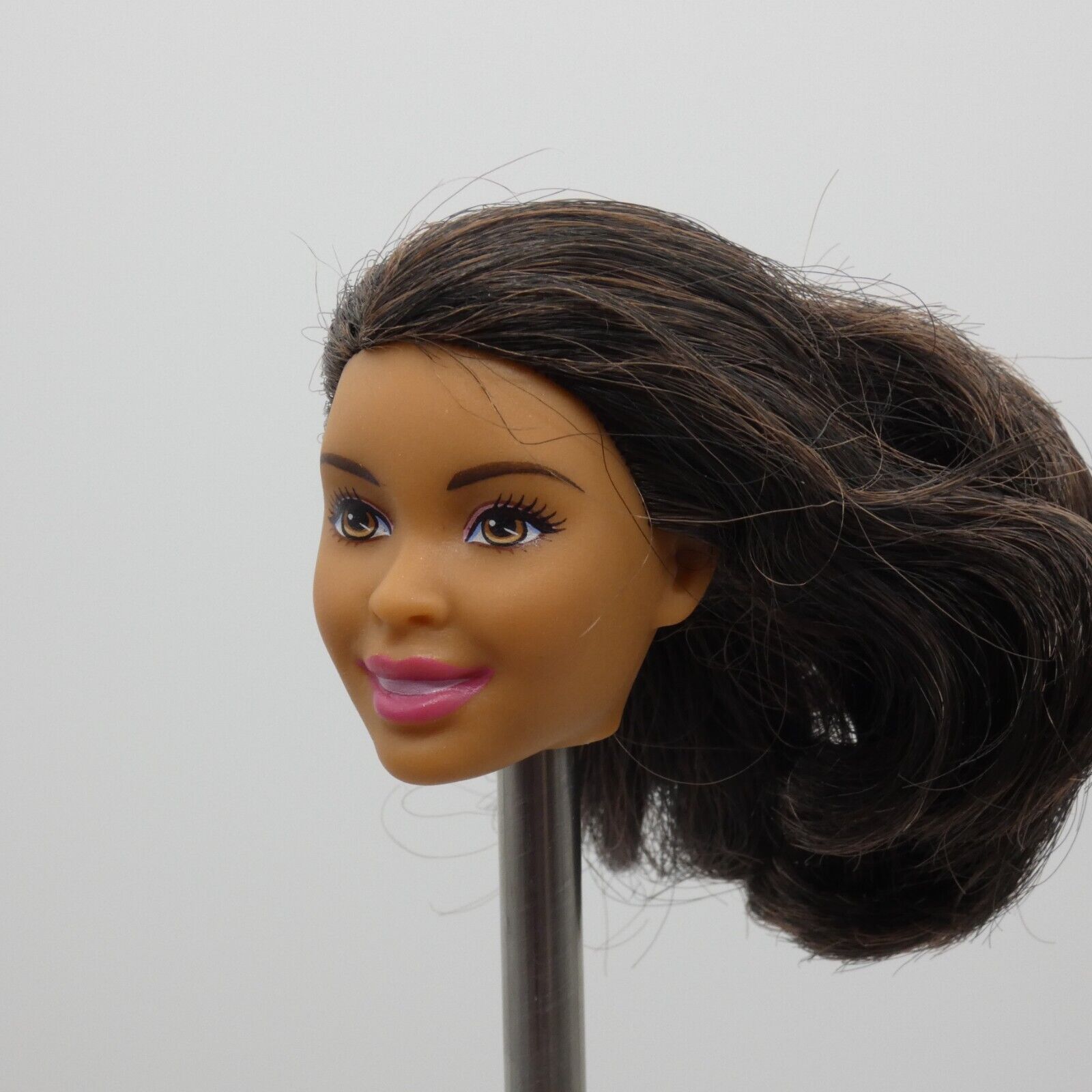 Barbie Ballerina Doll Head AA Desiree Nikki Face Brown Hair 2017 Mattel DHM58