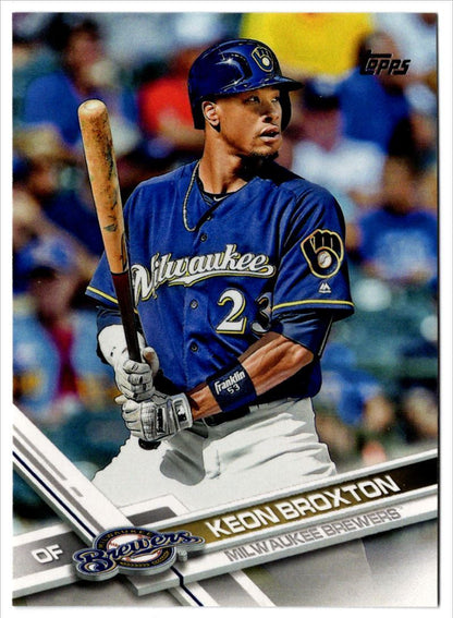 2017 Topps Keon Broxton Milwaukee Brewers #182