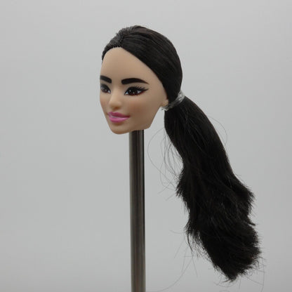 Barbie Made To Move Tennis Player Doll Head Only Black Hair Asian 2023 HKT73 M