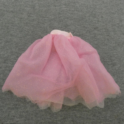 My First Barbie Ballerina Doll Skirt Pink Tutu Layered Tulle 1986 Mattel 1788