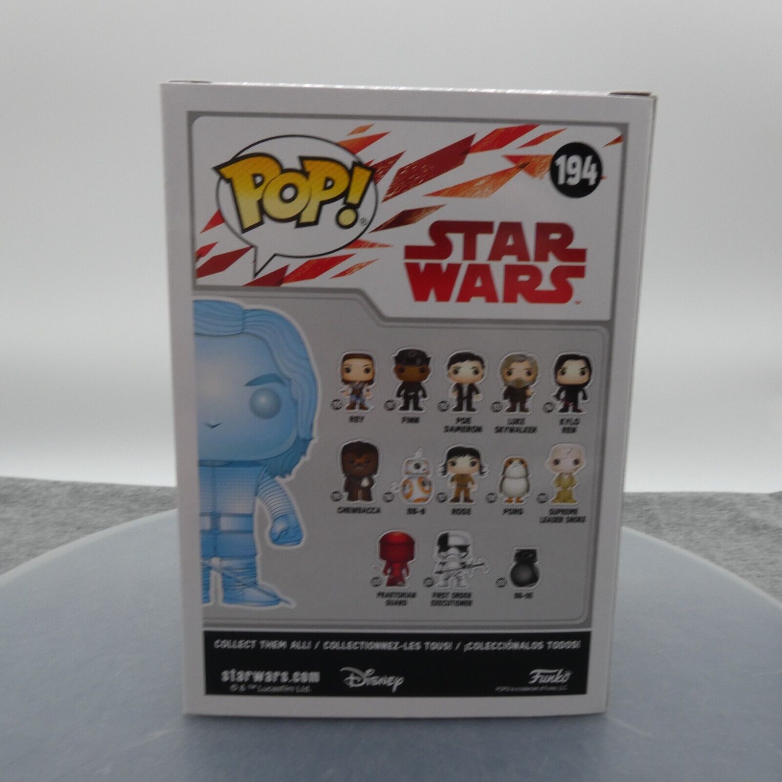 Funko Pop Holographic Kylo Ren Bobble Head Star Wars 194 Glows In The Dark GITD