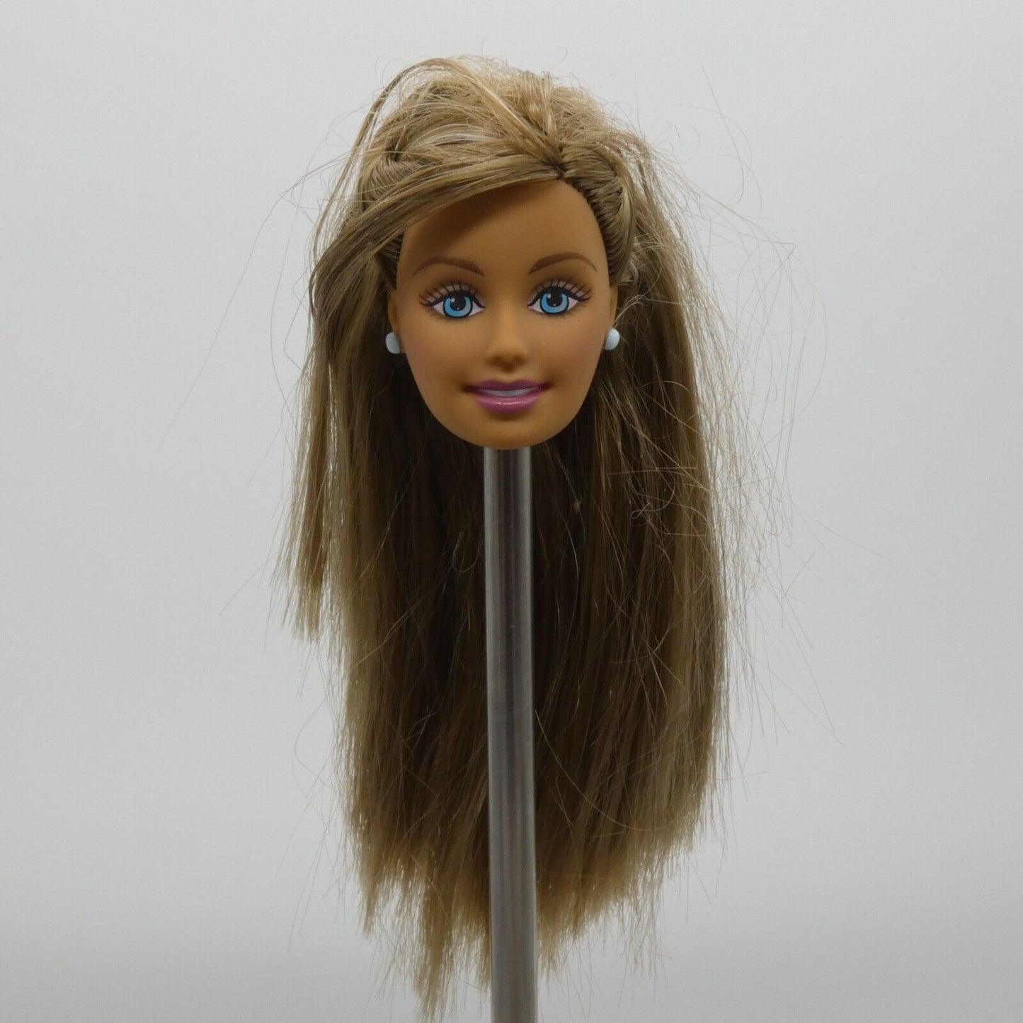 Barbie Cali Girl Doll Head Blonde Highlighted Hair Generation Girl Face Tan Skin