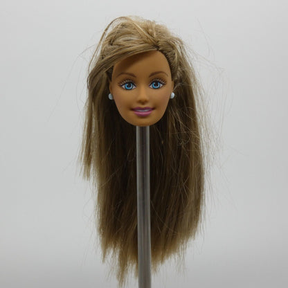 Barbie Cali Girl Doll Head Blonde Highlighted Hair Generation Girl Face Tan Skin