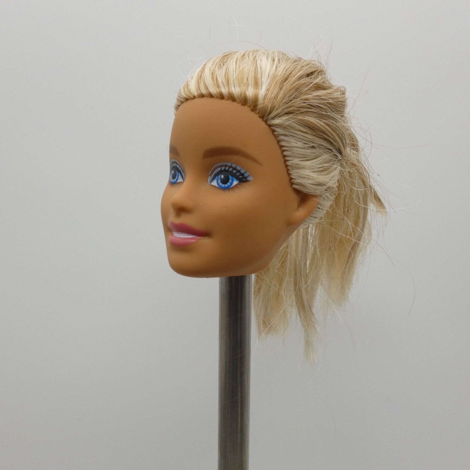 Barbie Doll Head Only Millie Face Blonde Ponytail Hair Fashionistas 2013 Mattel