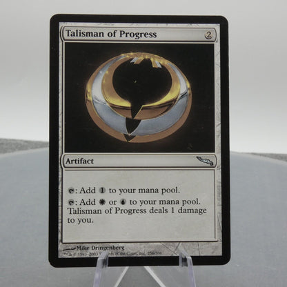 MTG Talisman of Progress Mirrodin 256/306 Regular Uncommon 2003 Magic