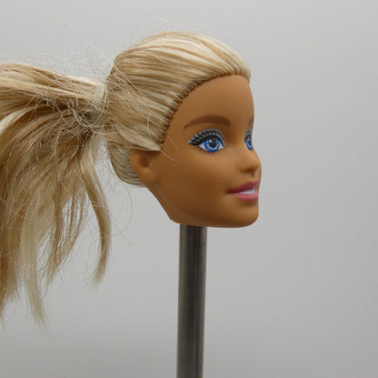 Barbie Doll Head Only Millie Face Blonde Ponytail Hair Fashionistas 2013 Mattel