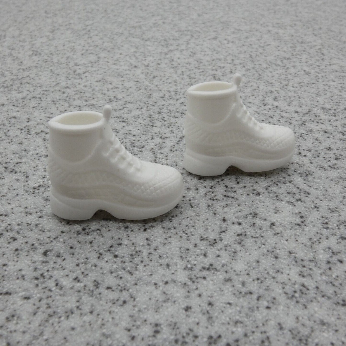 Barbie Doll Size Shoes White High Top Sneakers Gym Fit Made To Move Curvy Tall A