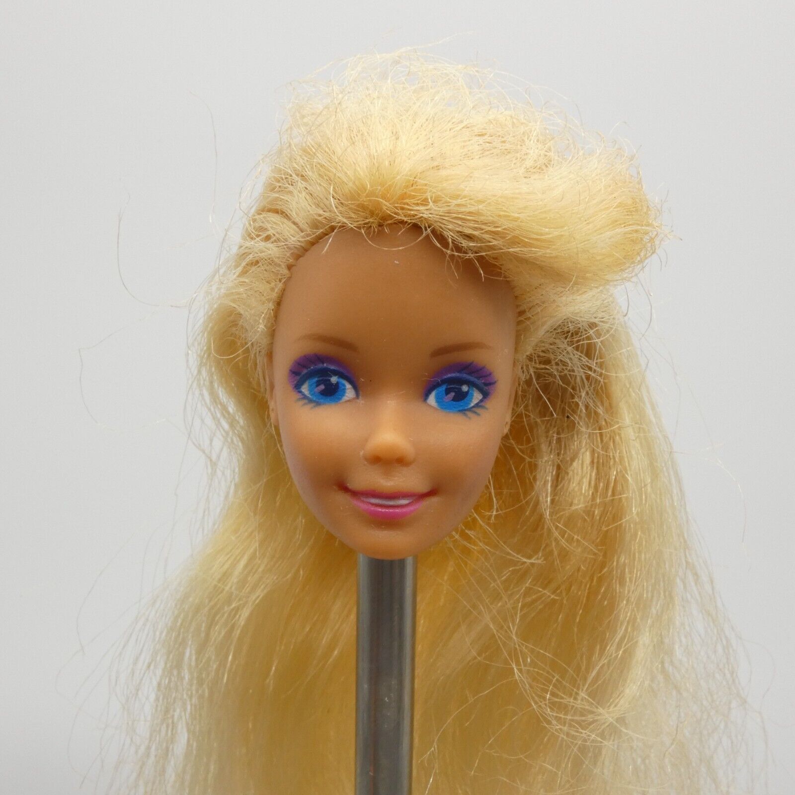 Barbie Dance Club Doll Head Superstar Face Purple Eyeshadow 1989 Mattel 3509