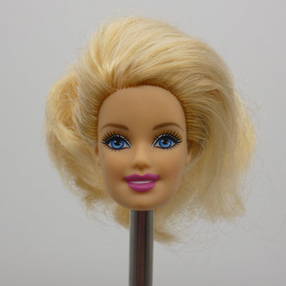 Barbie Beach Doll Head Generation Girl Face Blonde Medium Light Skin 2013 BCN23