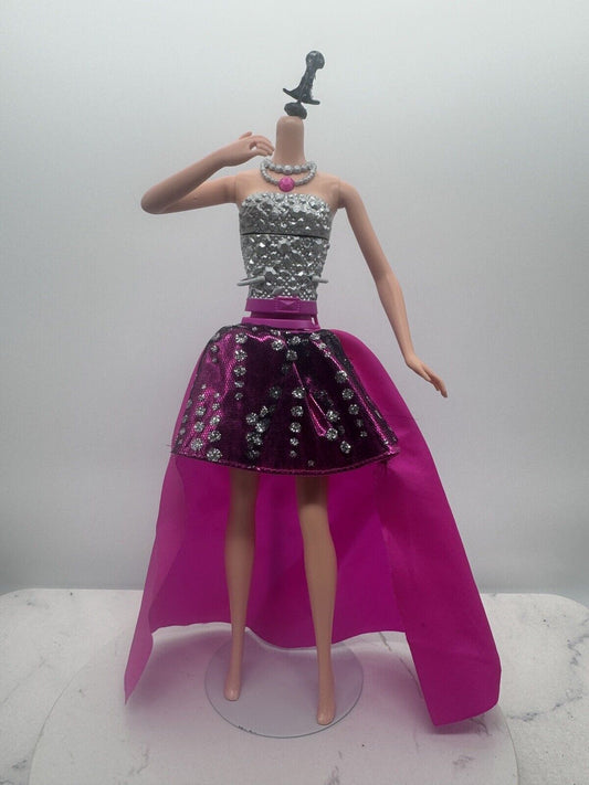 Barbie Rock 'N Royals Doll Body Twisting Bodice Skirt 2015 Mattel CKB57 Untested