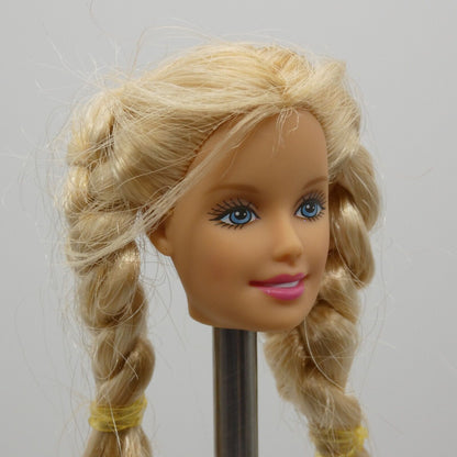 Barbie Walking Doll Head Generation Girl Blonde Braids Medium Light Skin 22232