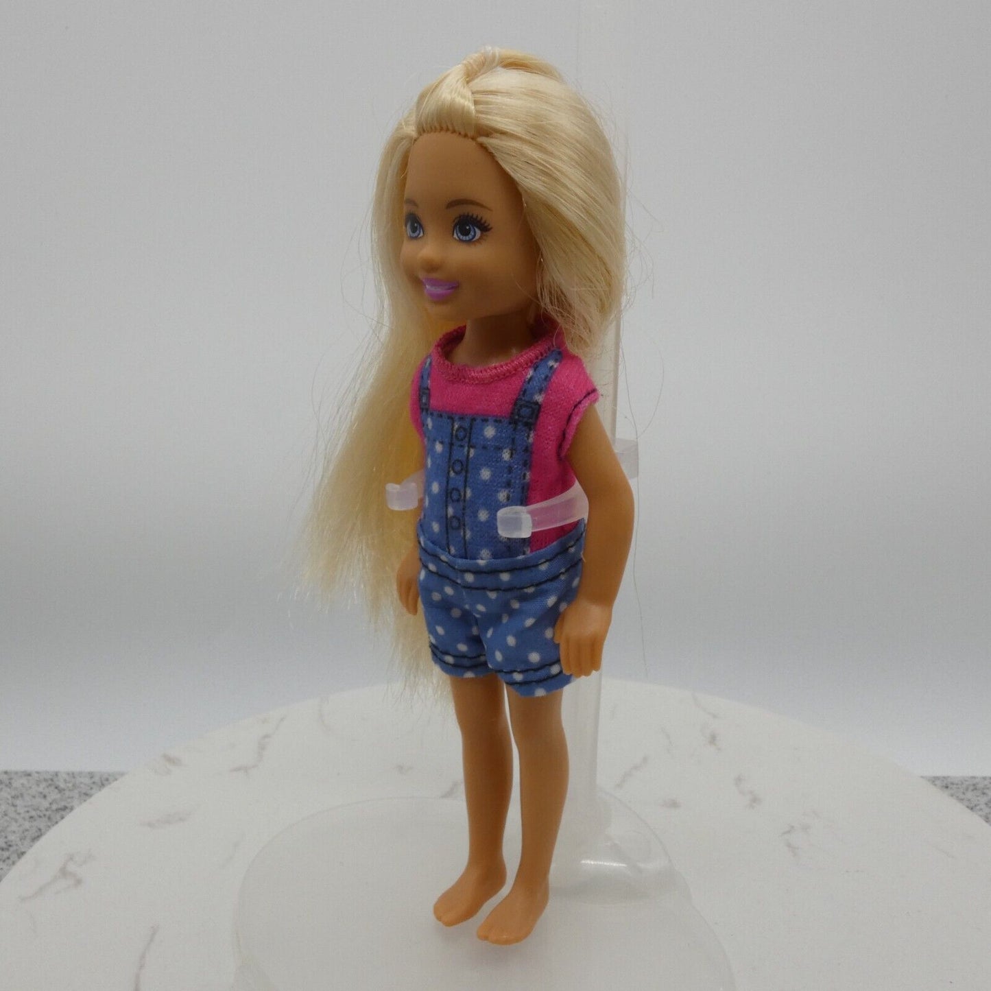 Barbie Camping Fun Chelsea Doll Blonde Medium Light Skin Tone Overalls DYX05