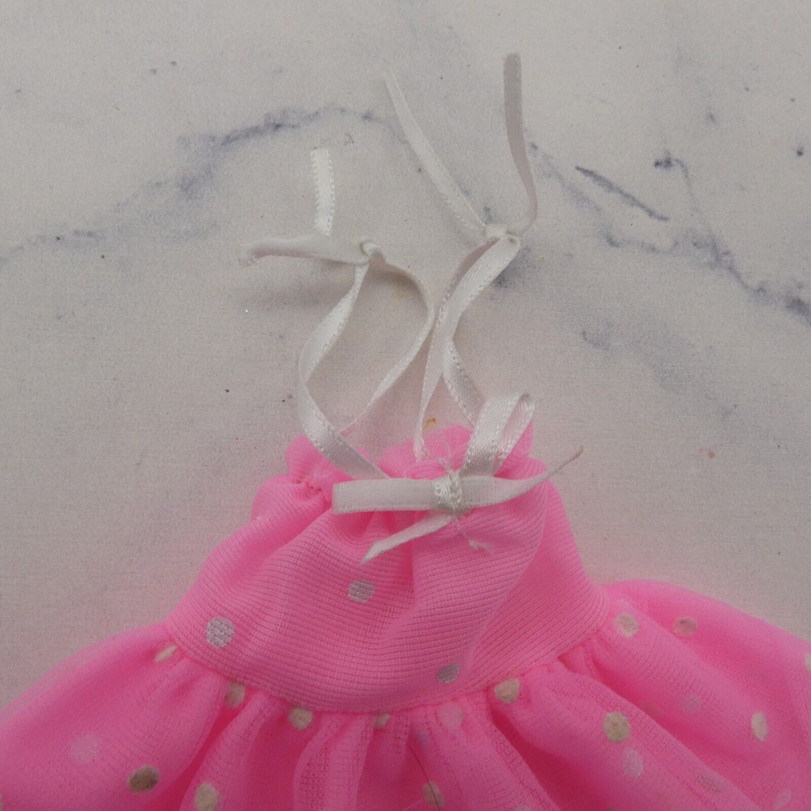 Teen Skipper Sleep N Study Doll Dress Pink Polka Dot Sleeveless 1988 Mattel 1921