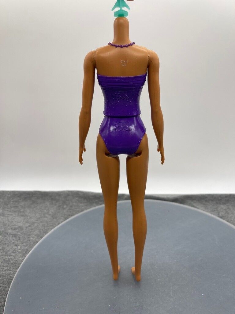 Barbie Dreamtopia Doll Body Only Purple Bodysuit Flat Feet GJK14 Neck Knob