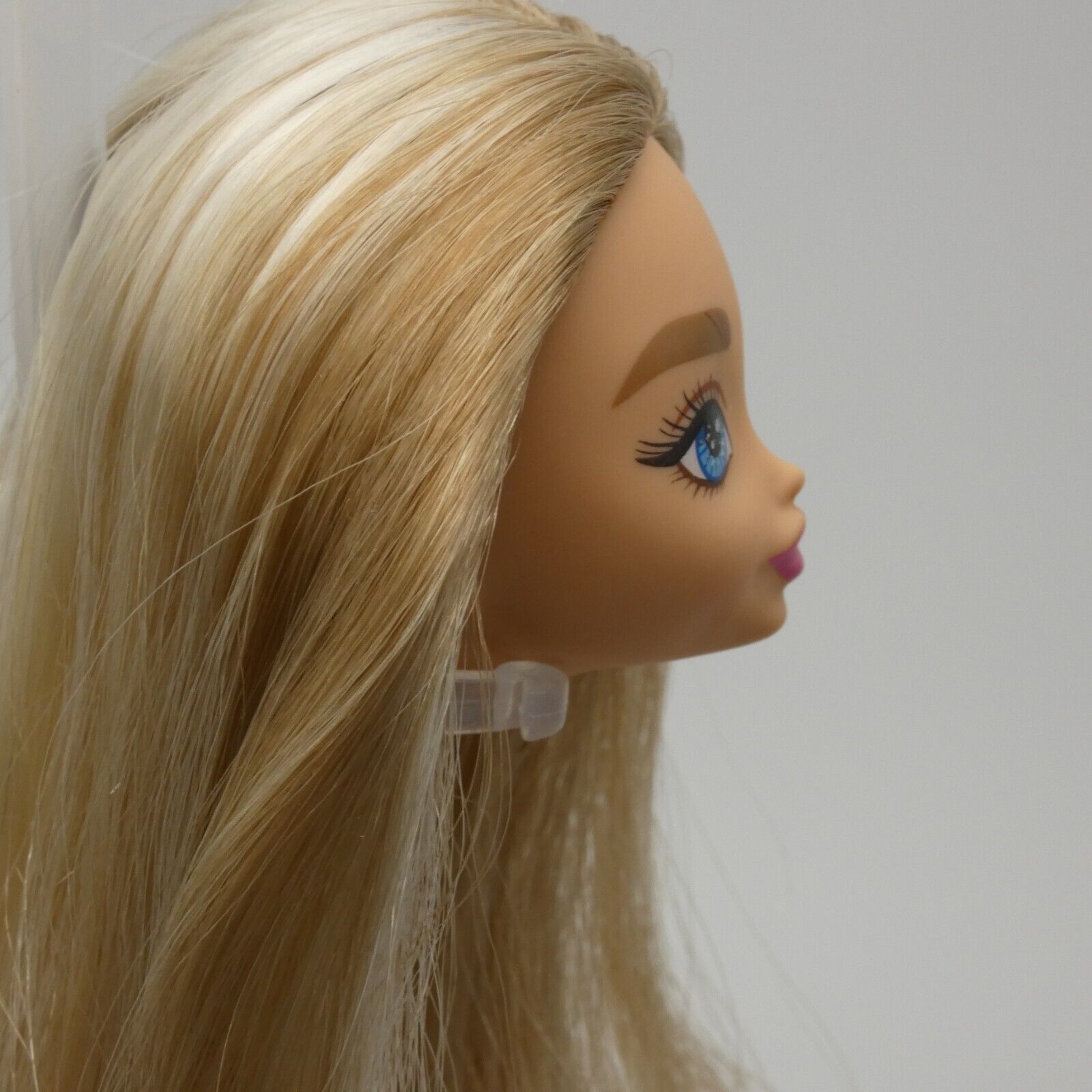 Barbie Extra Minis 4 Doll Head Only Long Blonde Hair 2022 Mattel HGP66 5.5 Inch