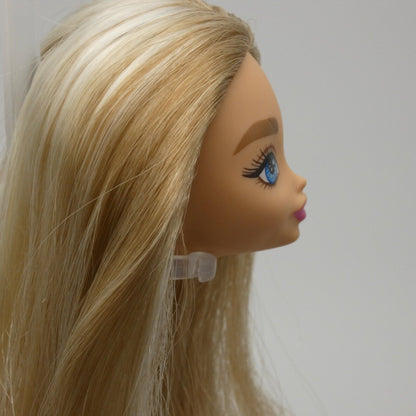 Barbie Extra Minis 4 Doll Head Only Long Blonde Hair 2022 Mattel HGP66 5.5 Inch