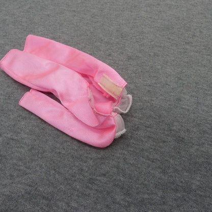 Barbie Doll Fashion Dress Pink One Shoulder Long Sleeve Satin Genuine Mattel