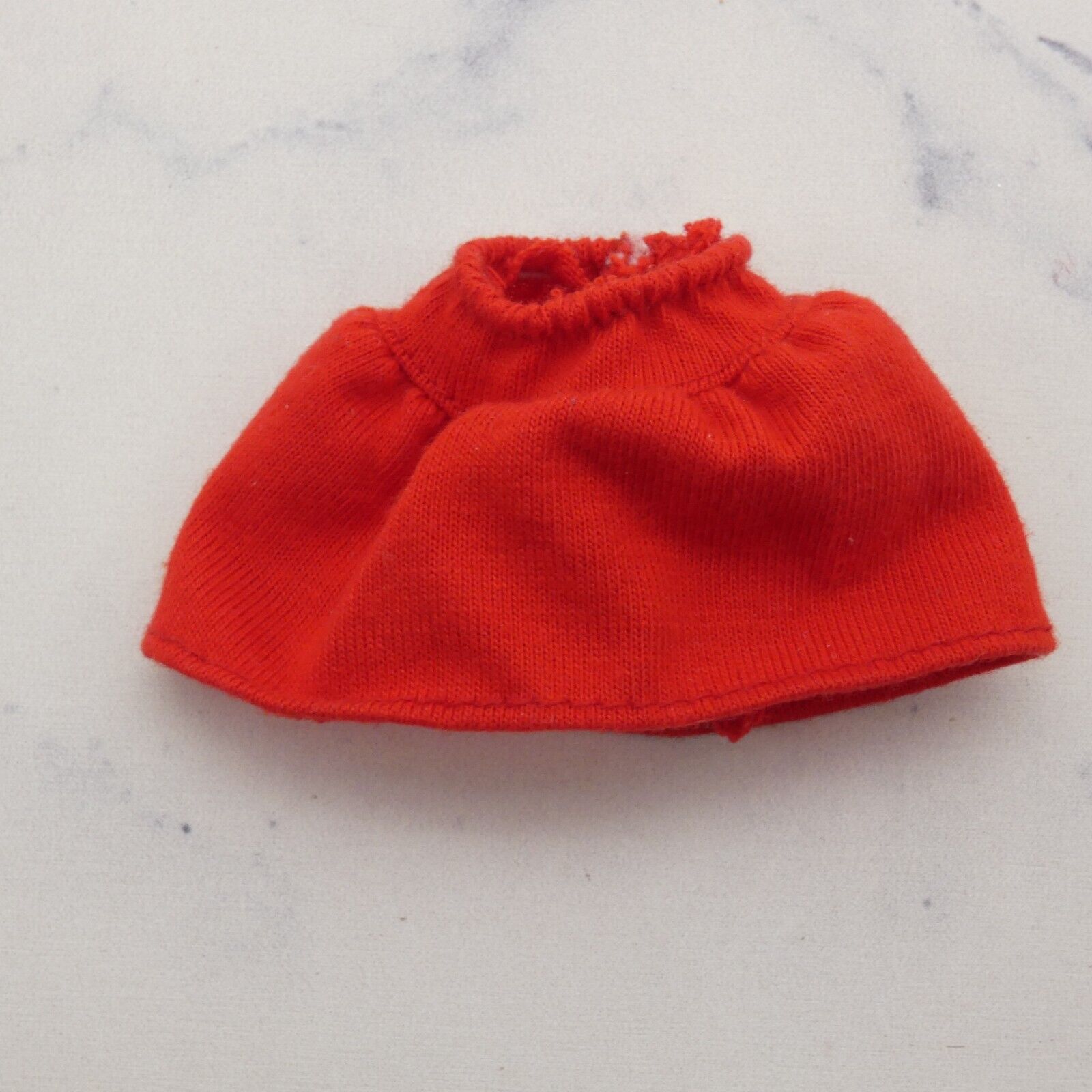 Stacie Doll Size Mini Skirt Red Jersey Cloth Elastic Waist Sister of Barbie