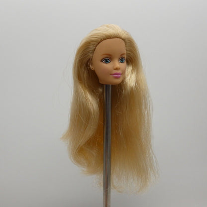 Barbie With Love Doll Head Mackie Face Blonde Medium Light Skin 38003 1999