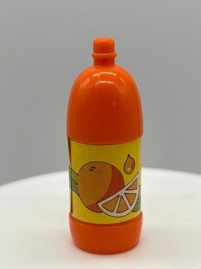 Barbie Doll Orange Soda 1991 Grocery Set 2 Liter Bottle Diorama Decoration 7296