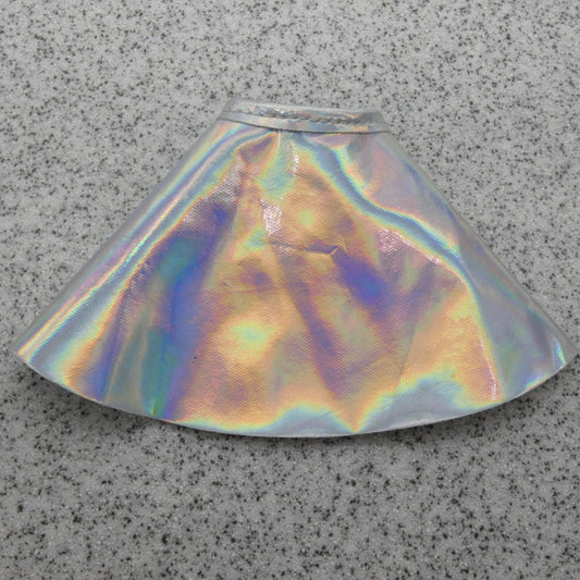 Barbie Doll Skirt Silver Iridescent Shimmer Careers Pop Star 2019 Mattel FXN98