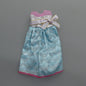 Barbie Doll Size Fashion Dress Blue White Pink Sleeveless Tank Ribbon Bow Accent