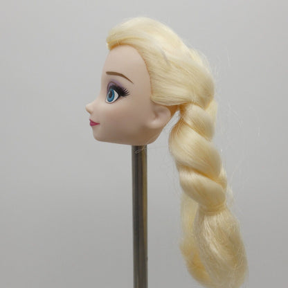 Disney Frozen Queen Elsa Doll Head Only Braided Hair 2015 Hasbro B9203