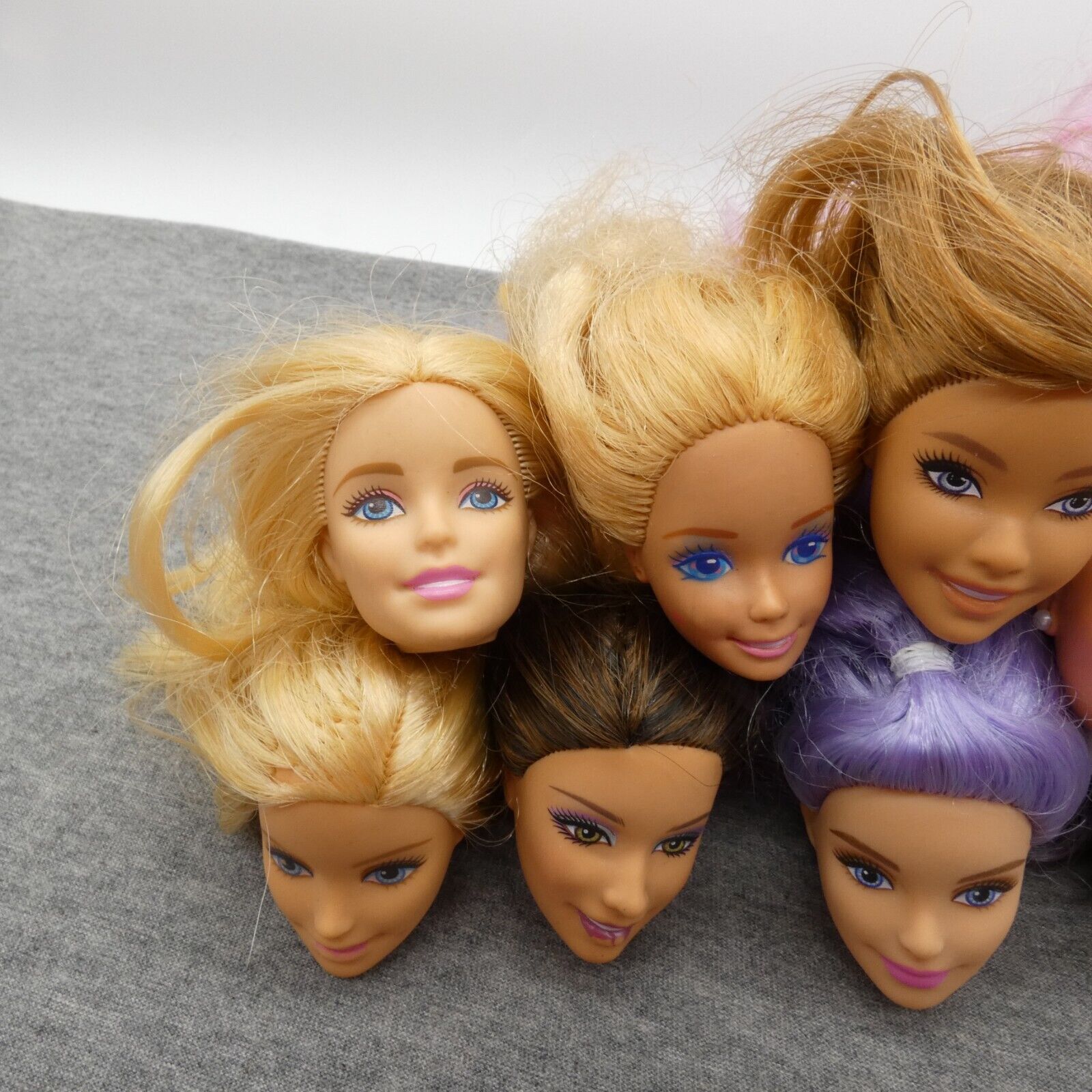 Barbie Doll Head Lot 10 Heads SuperStar Generation Girl Millie Summer Carnaval