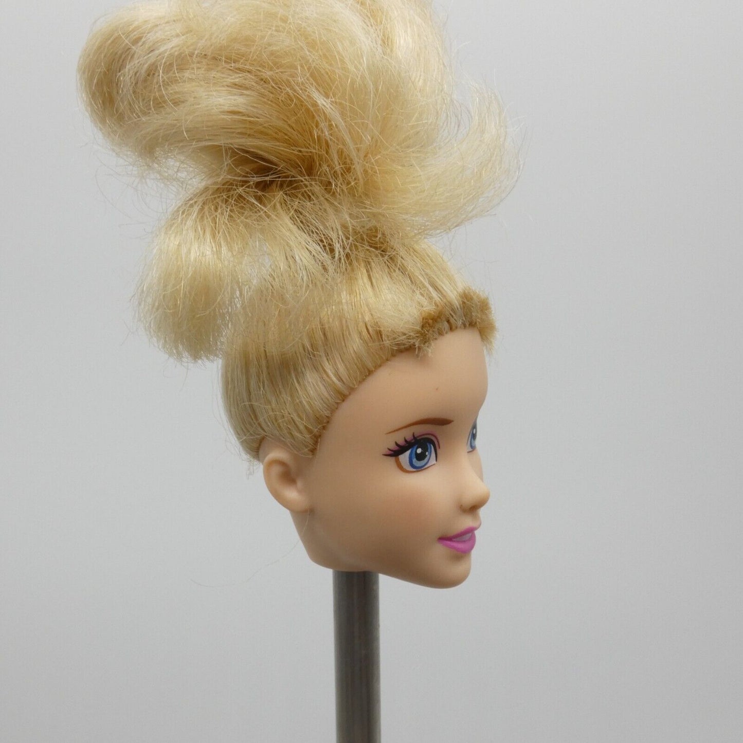 Disney Princess Ballerina Cinderella Doll Head Only Bangs Ponytail 2015 CGF31