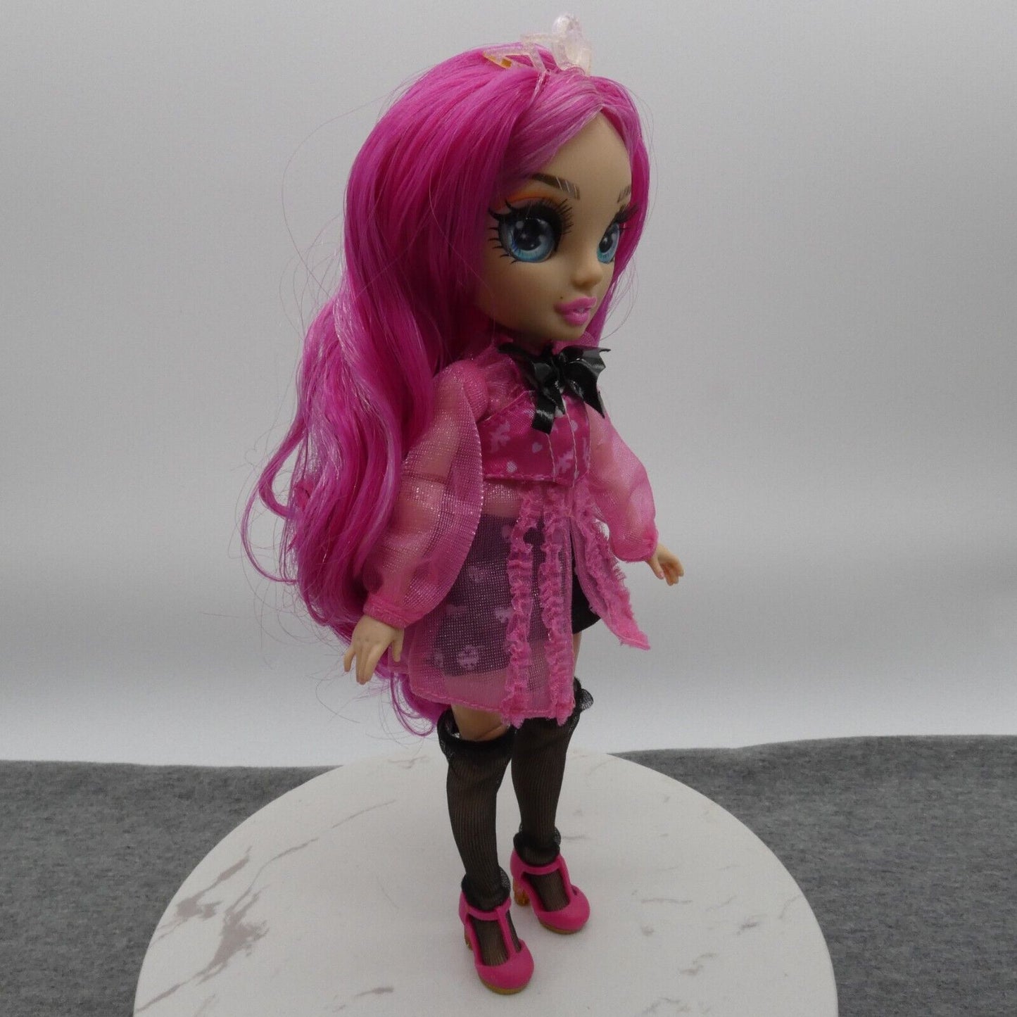 Rainbow High Jr Stella Monroe Doll Redressed as Draculaura Gen 3 Monster High