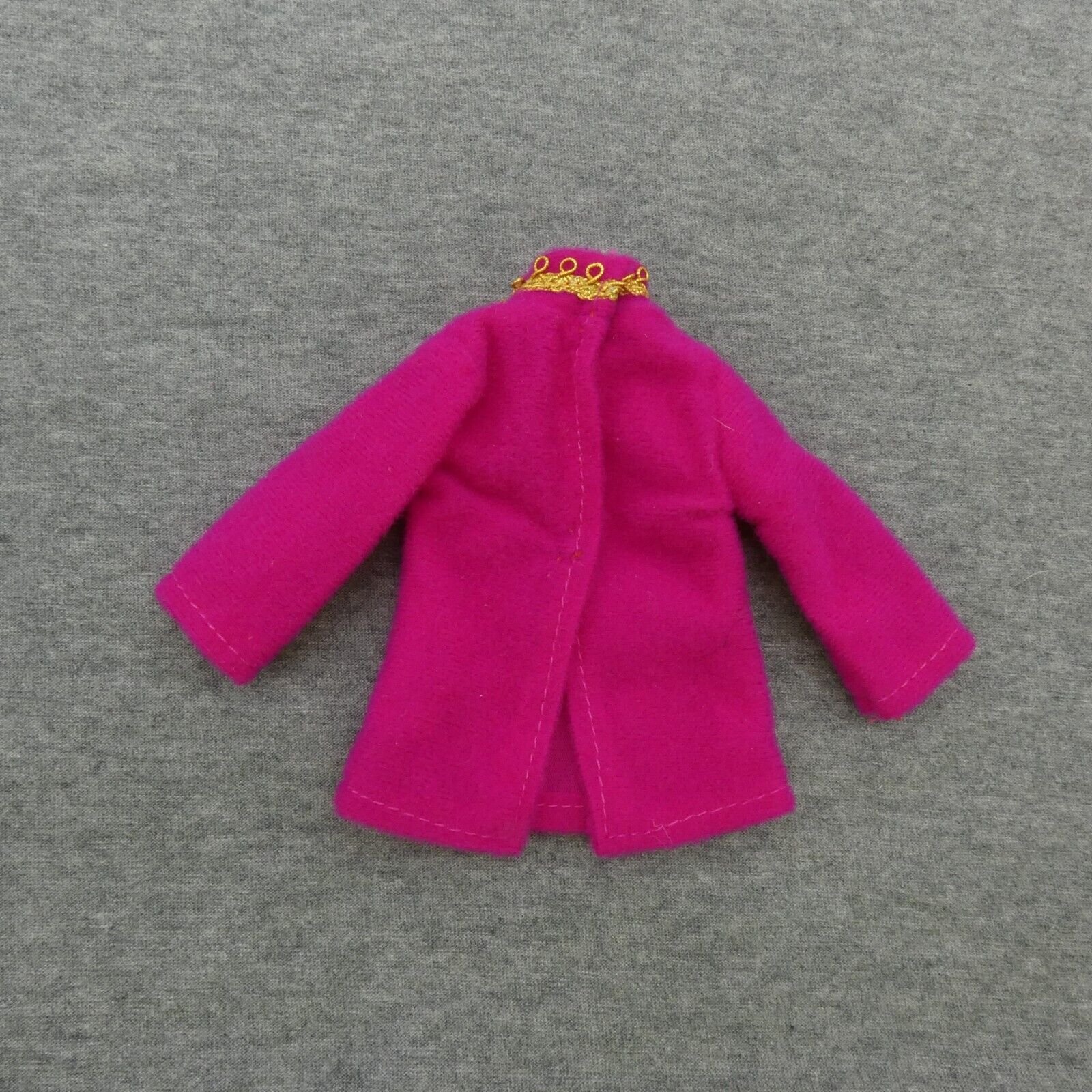 Barbie Doll Size Top Sweater Jacket Southeast Asia Theme Fuchsia Gold Accents