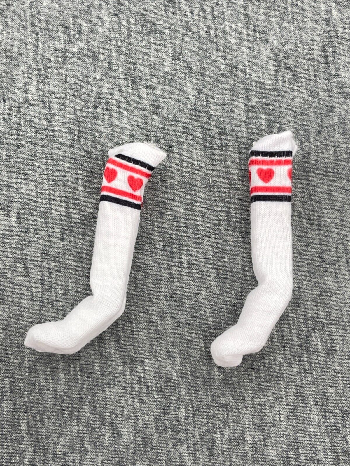 Rainbow High Kia Hart Doll White Socks Black Red Stripe Red Hearts