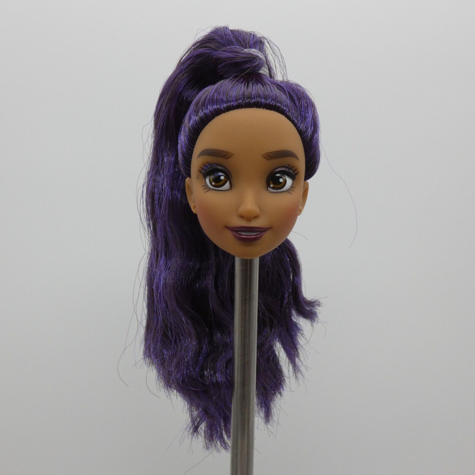 Disney ILY 4 Ever Ursula Doll Head Only Medium Skin Wavy Purple Hair Brown Eyes