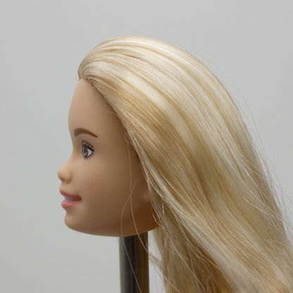 Barbie Fashionistas 208 Doll Head Trisomy 21 Face Light Skin HJT05 Mattel 2023