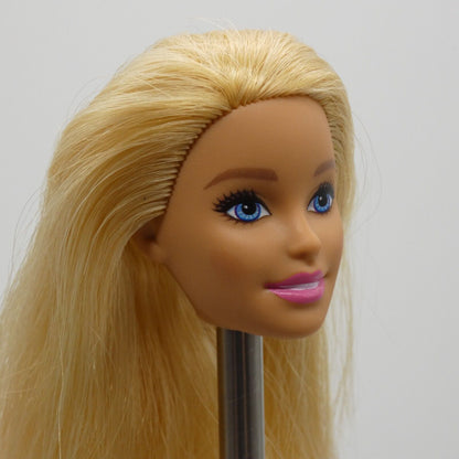 Barbie Beach Doll Head Only Millie Face Blonde Medium Light Skin 2016 DWK00