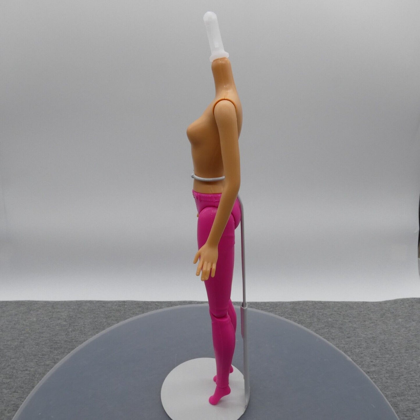 Barbie Doll Body Only Articulated Knees Molded Pink Pants Heel Feet Mattel