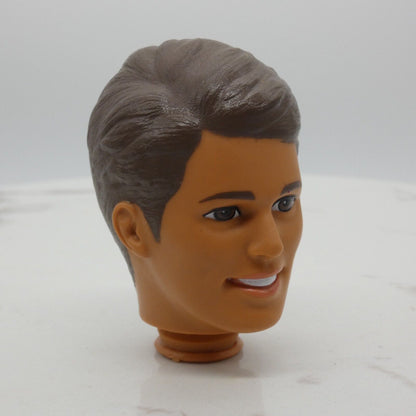 Barbie Star Trek Captain Kirk Ken Doll Head Brown Eyes Hair 1996 Mattel 15006