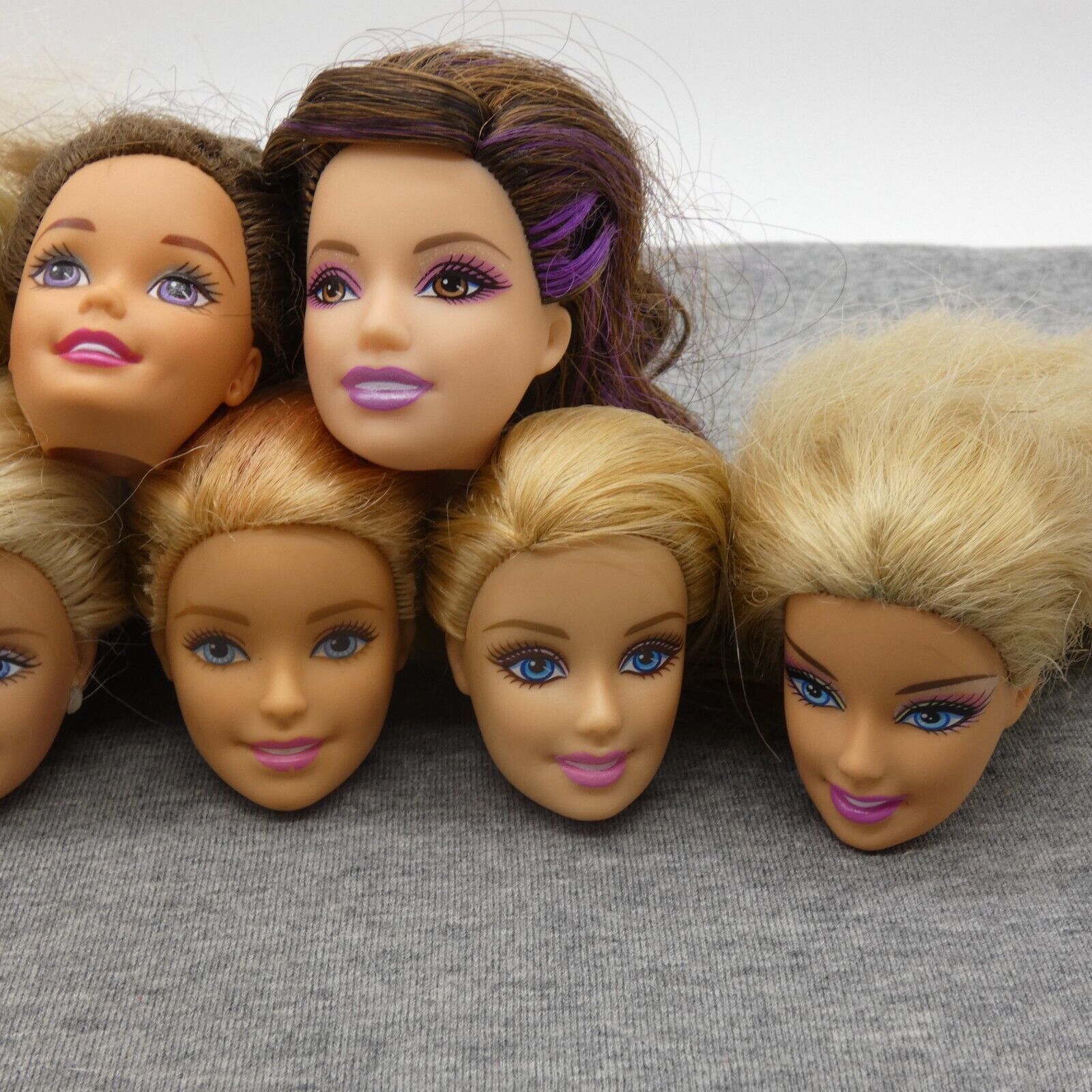 Barbie Doll Head Lot of 10 Heads Generation Girl CEO Superstar Summer Mattel