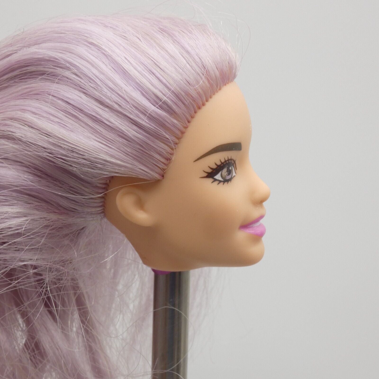 Barbie Fashionistas 054 Doll Head Olivia Face Purple Hair 2017 Tutu Cool DVX76