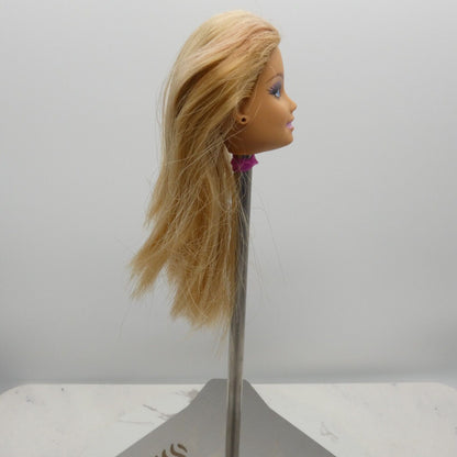 Barbie Generation Girl CEO Face Blonde Pink Highlights