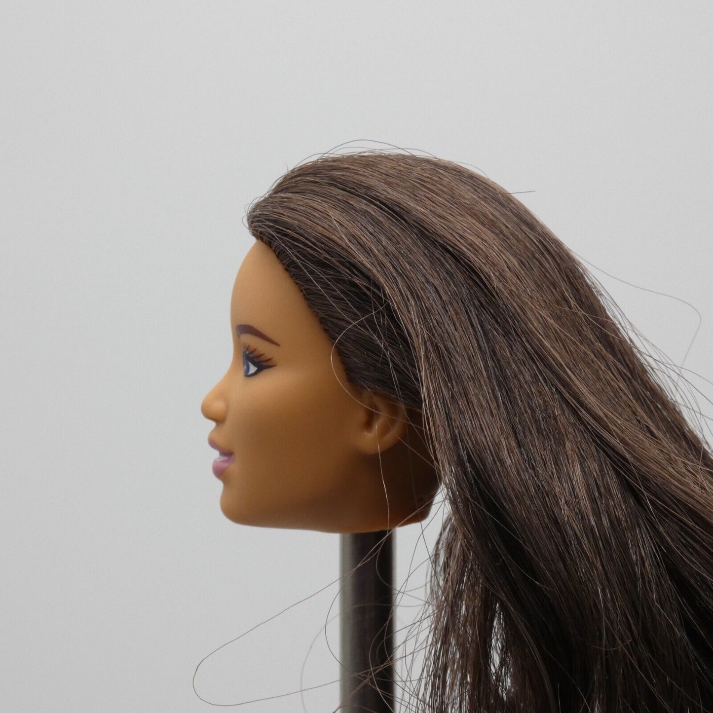 Barbie Basketball Player Doll Head AA Crystal Face Brown Hair 2018 FXP06 Mattel