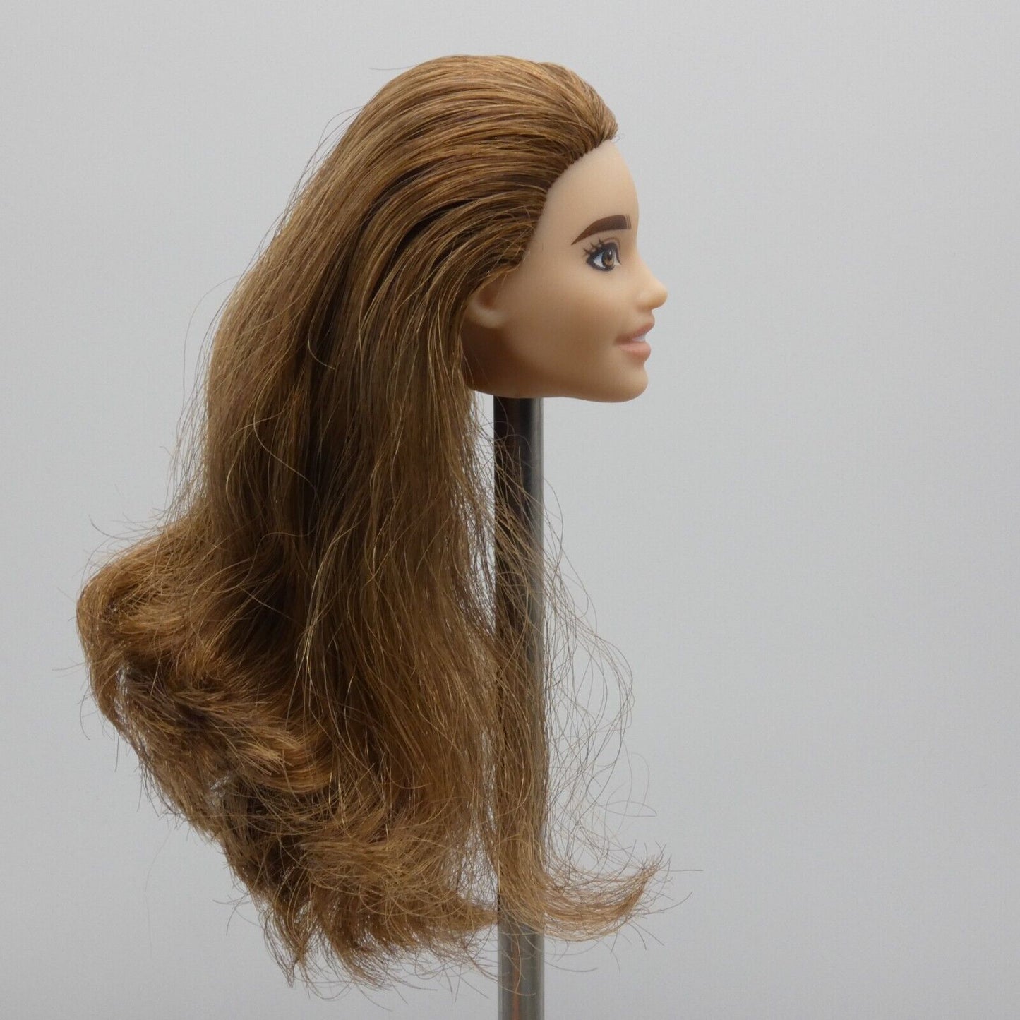 Barbie Olympic Skateboarder Doll Head Alec Face Brown Hair Light Skin 2020 GJL78