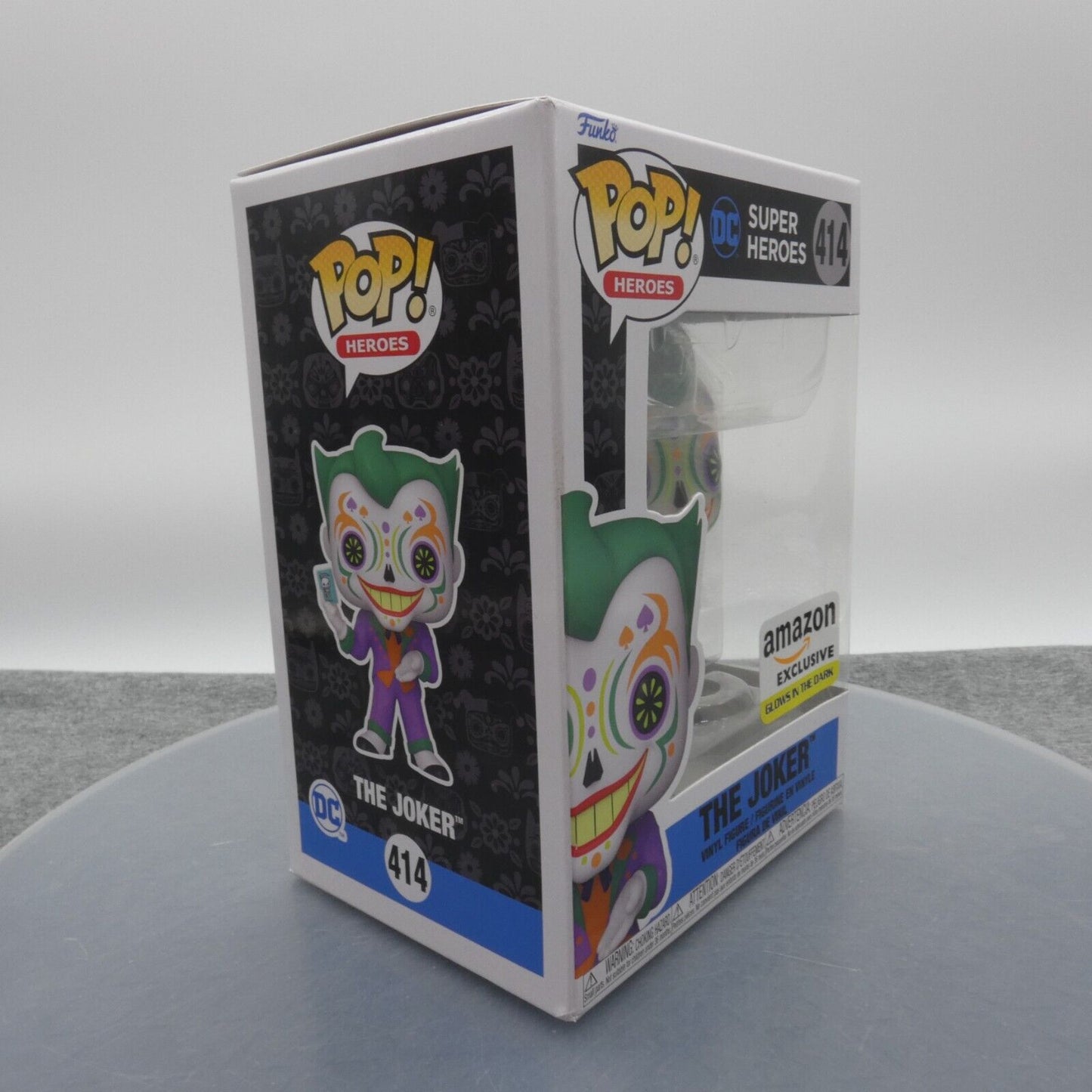 Funko Pop The Joker Vinyl Figure 414 Amazon Exclusive DC Super Heroes Glow GITD