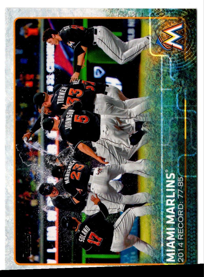 2015 Topps Miami Marlins Miami Marlins #699