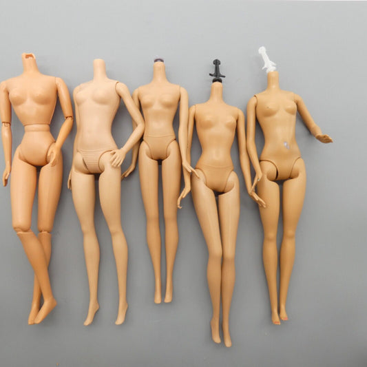 Barbie Doll Bodies Lot For Parts Or Repair Flaws Present TLC Various Models 2xL