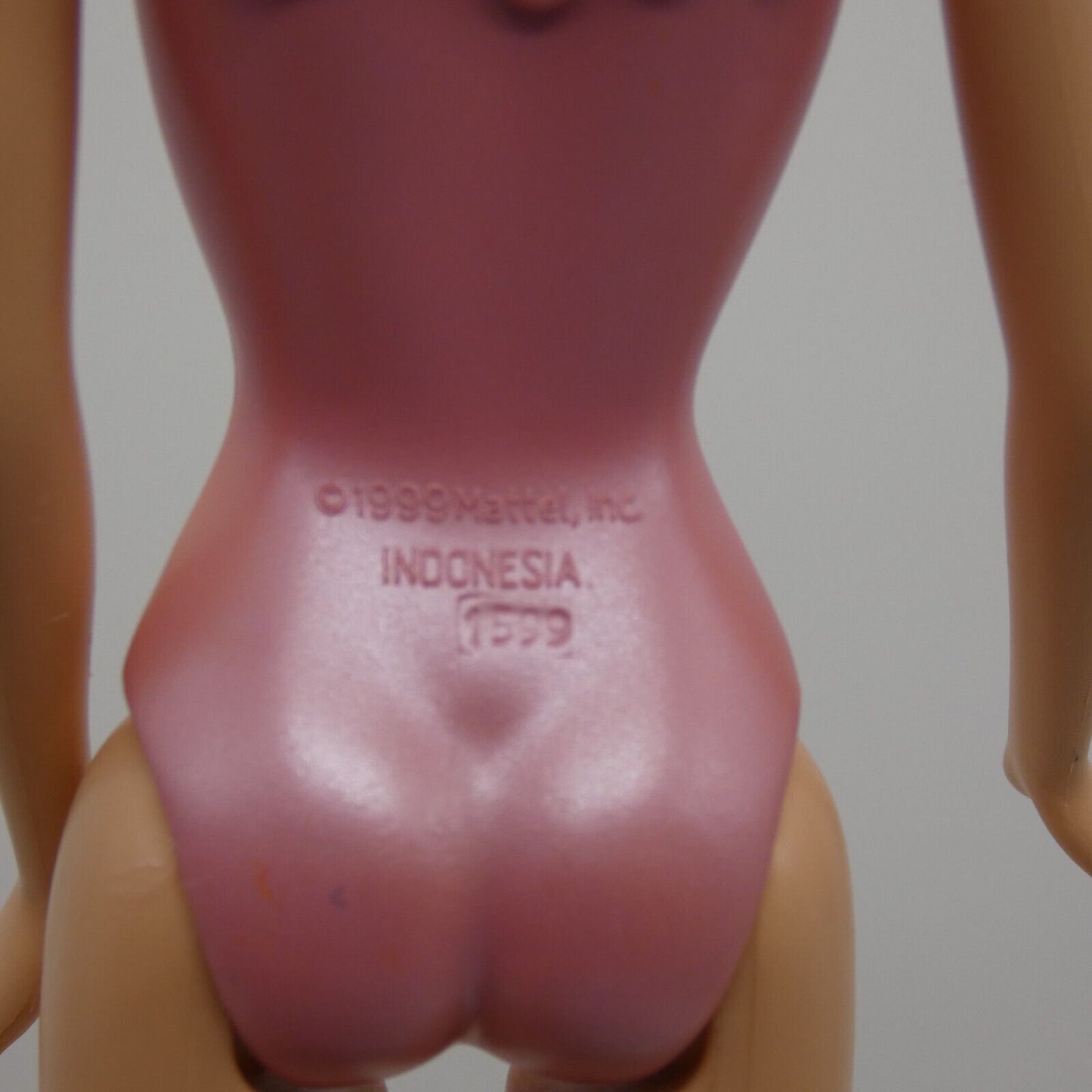 Barbie Fairy Doll Body Pink Molded Bodysuit NO Wings 2008 Mattel N5685